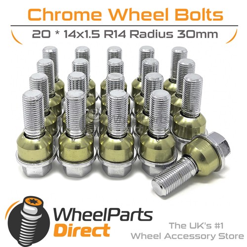 Wheel bolts 14x1 - wheel, porsche