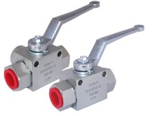 Hydraulic Ball Valve  1/2" BSP 2 or 3 Way T or L Ported  - High Pressure 500 Bar