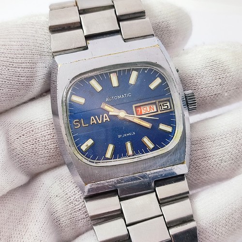 Vintage soviet watch - vintage, slava