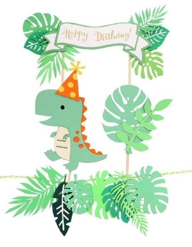 10pcs cute dinosaur cake - 10pcs,