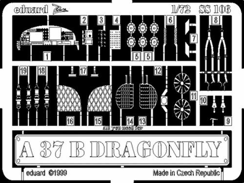 Eduard ss106 etched aircraft - ss106,