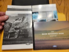 2019  FORD E- SERIES  OWNERS MANUAL & CASE  (QUICK REF & SPARTAN BODY GUIDE)