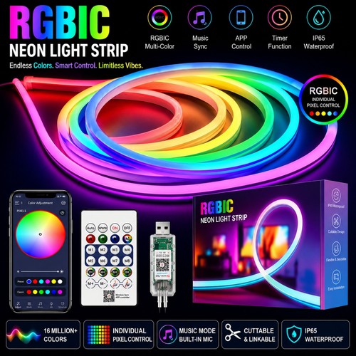 Flexible rope light waterproof - flexible,