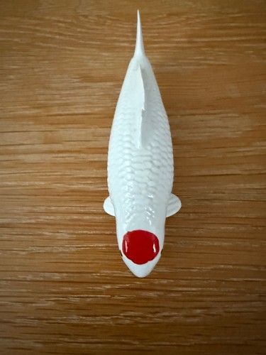 Koi carp tancho kohaku ceramic - kohaku,