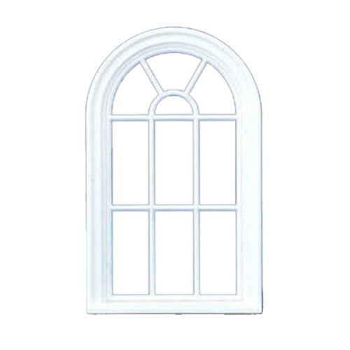Dolls house arched window - arched,