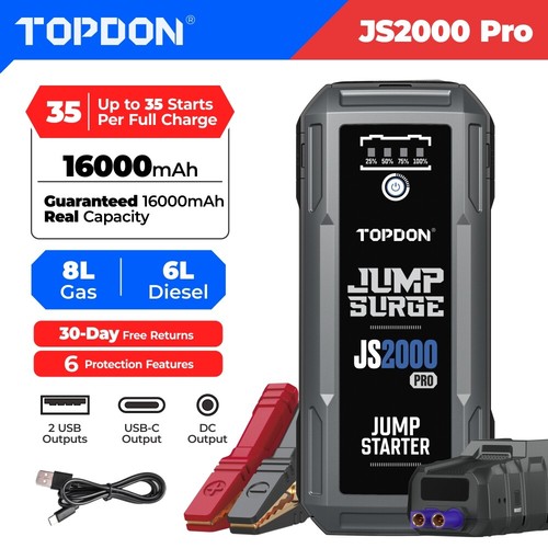 Topdon 2500 peak amp - peak,