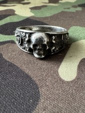 WW2. German silver ring. World War II.
