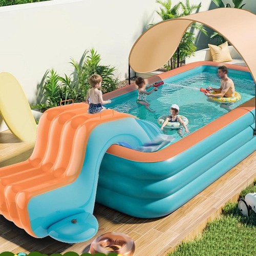 Inflatable water slide - inflatable, for