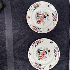Ashworth Bros Hanley Antique Plates 26cm Ironstone China C1391