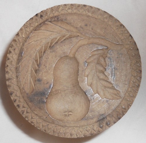 Old single piece lathe turned - old,