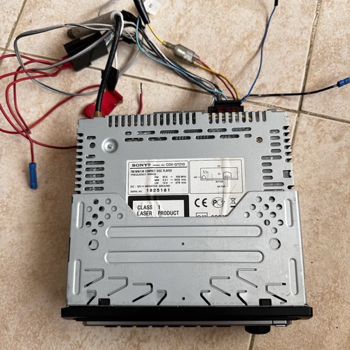 Sony radio cdx gt210 - cd, cdx-gt210