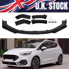 For Ford Fiesta ST MK5 6 Mk7 MK7.5 Front Bumper Lip Body Kit Splitter Spoiler BT
