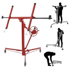 11ft Heavy Duty Hoist Plaster Board Lifter Panel Sheet Lift Cranes Drywall Tools