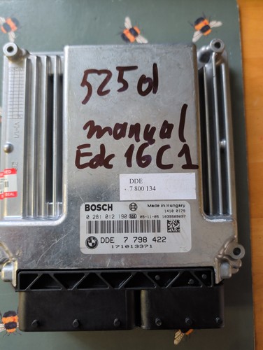 Ecu bmw e60 7798422 0281012190 - bmw,