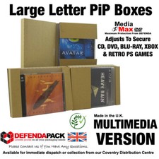 100 Royal Mail LARGE LETTER Posting Cardboard BOXES PiP Postal DVD XBOX Games