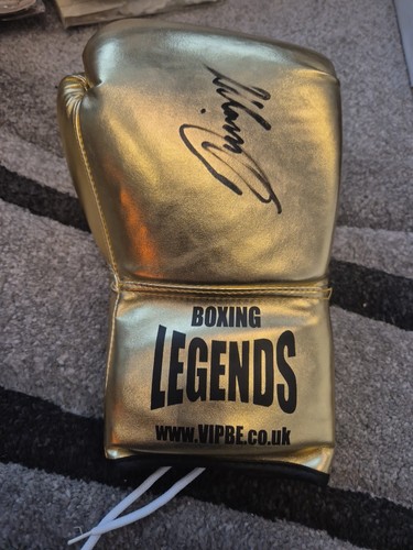 Signed boxing glove - signed, scott