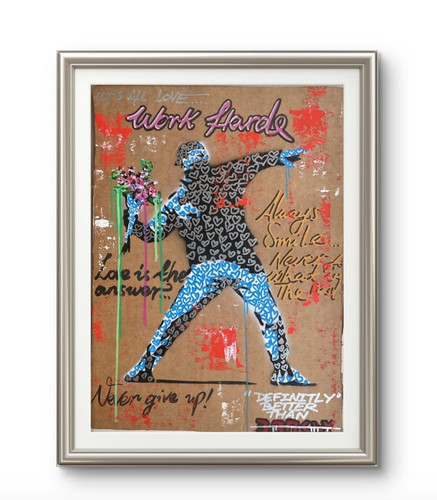 Original graffiti street art - street,