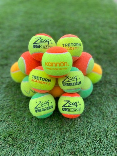 Used coloured tennis - 15,