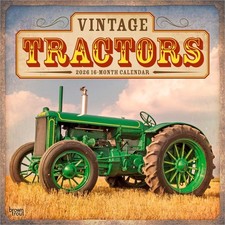 Vintage Tractors Calendar 2026