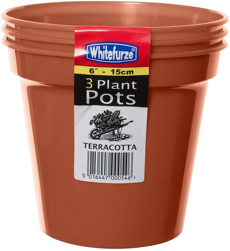 Terracotta plastic plant - plastic, pots