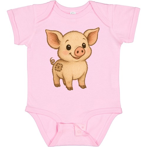 Inktastic piglet baby bodysuit - inktastic,