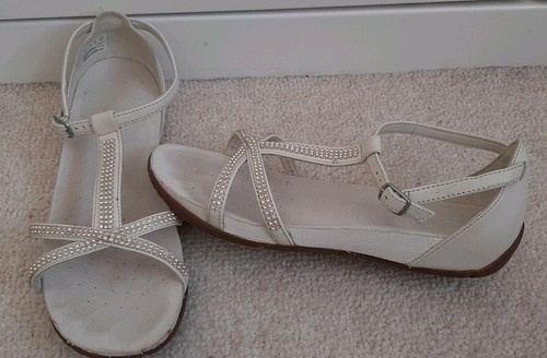 Clarks cream leather - clarks,