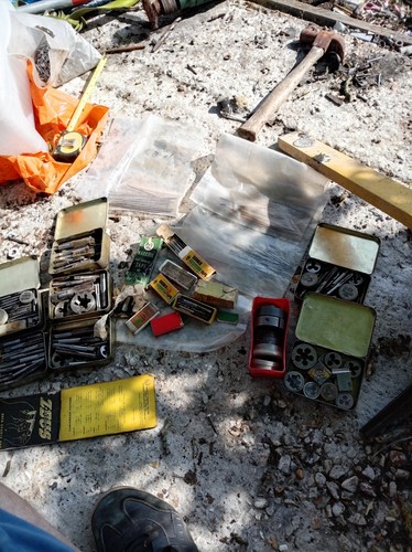 Vintage job lot taps and - ,