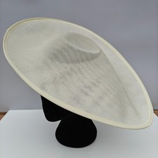 ivory large fascinator