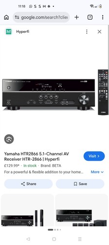 Yamaha amplifier receiver