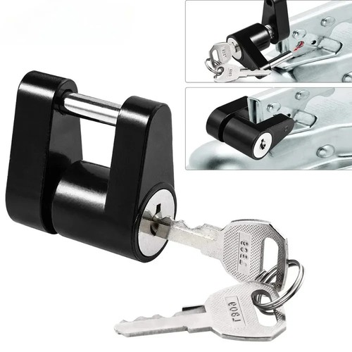 Trailer hitch coupling lock - trailer,