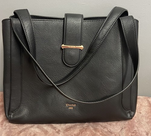 Dune black leather - black, shoulder