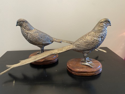 Pair sterling silver plated - pair,