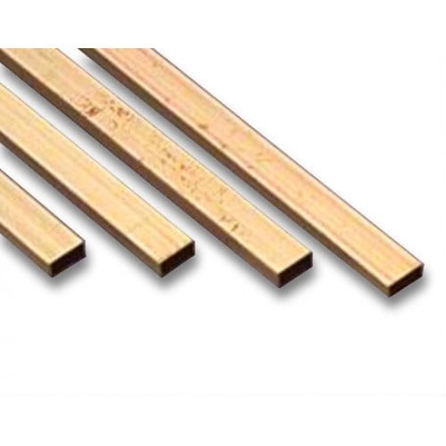 Rectangular brass tubing - k&s,