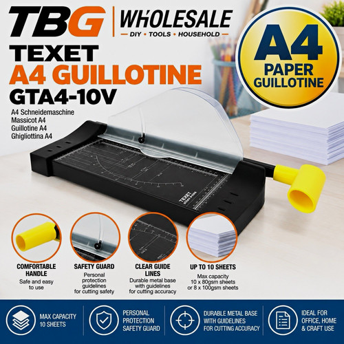 Texet paper guillotine - a4,