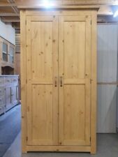 RECLAIMED ROUGH SAWN TIMBER LINEN STORAGE CUPBOARD SHELVING BESPOKE AVAILABLE