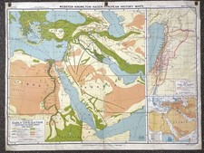 VINTAGE A.J. Nystrom Map Early