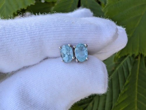 9ct white gold sky blue - 9ct,