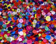 Mixed Craft Buttons - Bags of