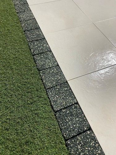 Garden edging border green