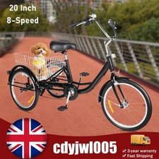 20in Adult 3-Wheel Tricycle