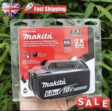 Genuine Makita BL1860BX2 18V Li-Ion Battery Pack - Black