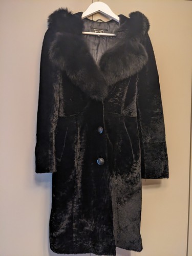 Real astrakhan black - black, fur