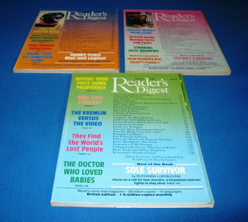 Readers digest magazines - digest,
