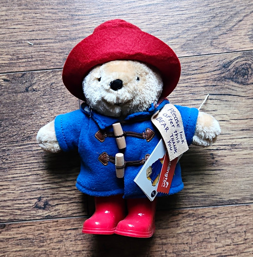Paddington bear plush soft toy - bear,