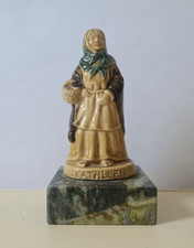 Ideal Vintage Gift - Irish Wade Kathleen ceramic on marble stand ornamental