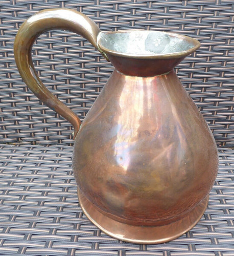 Antique copper half gallon - antique,