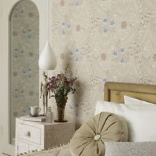 William Morris & Co Larkspur Wallpaper 212557 Colour Manilla/Old Rose
