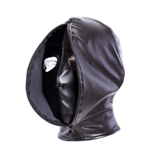 Leather covered open hood - covered-open,