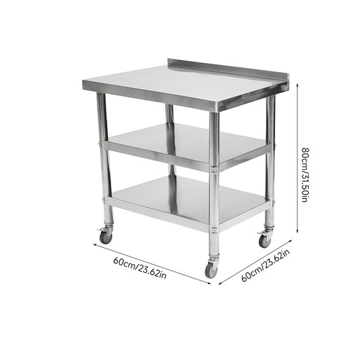 Stainless steel table - table, kitchen