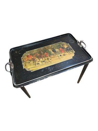Antique scheibe fox hunt - fox,